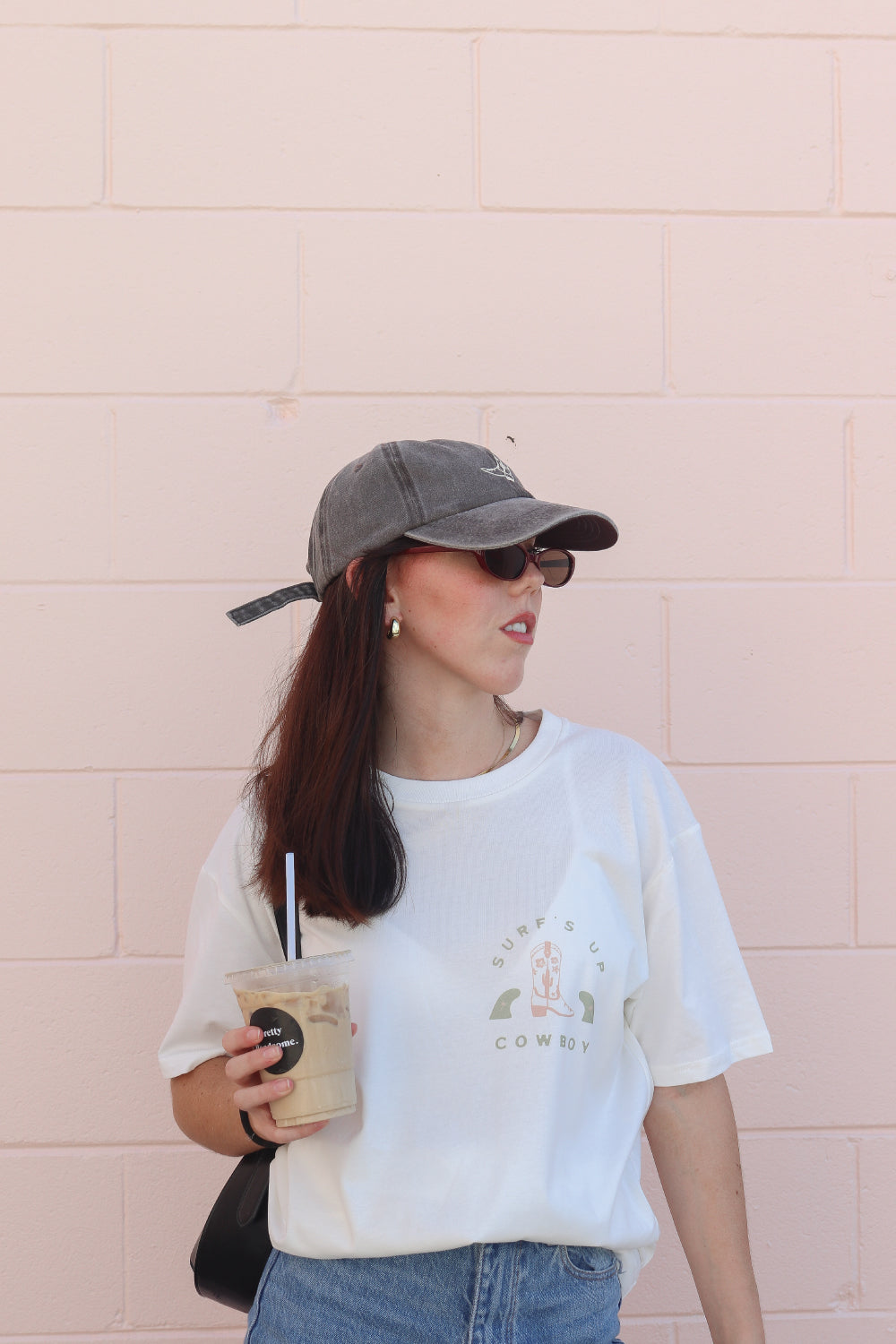 Cowgirl Washed Dad Cap Brown