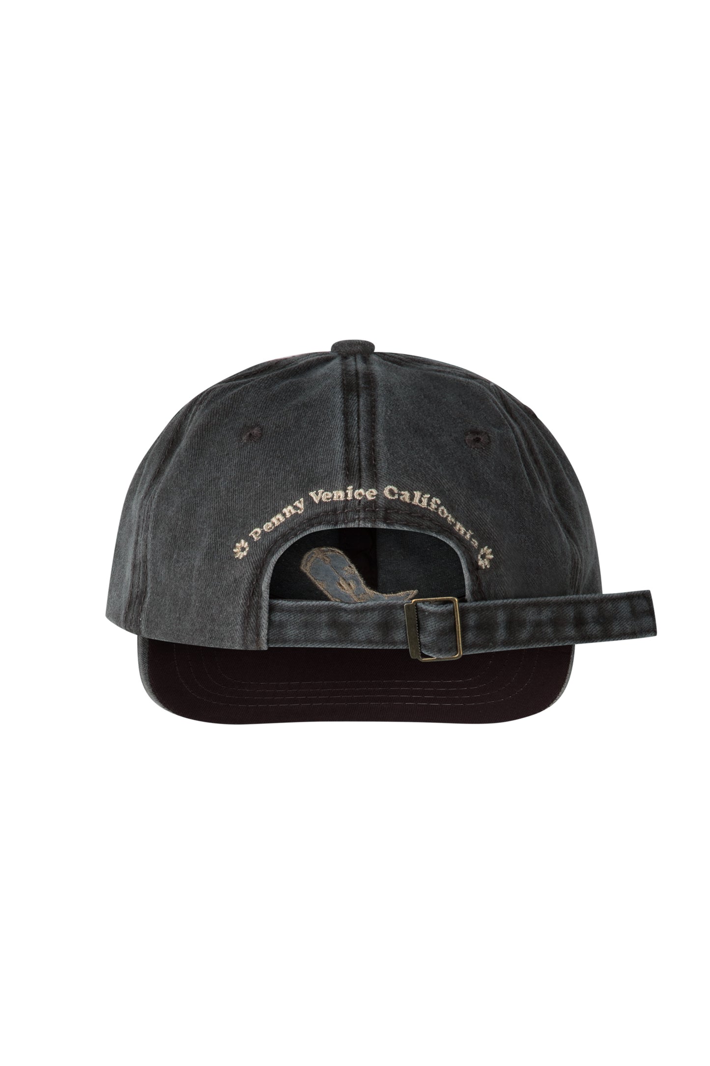 Cowgirl Washed Dad Cap Black