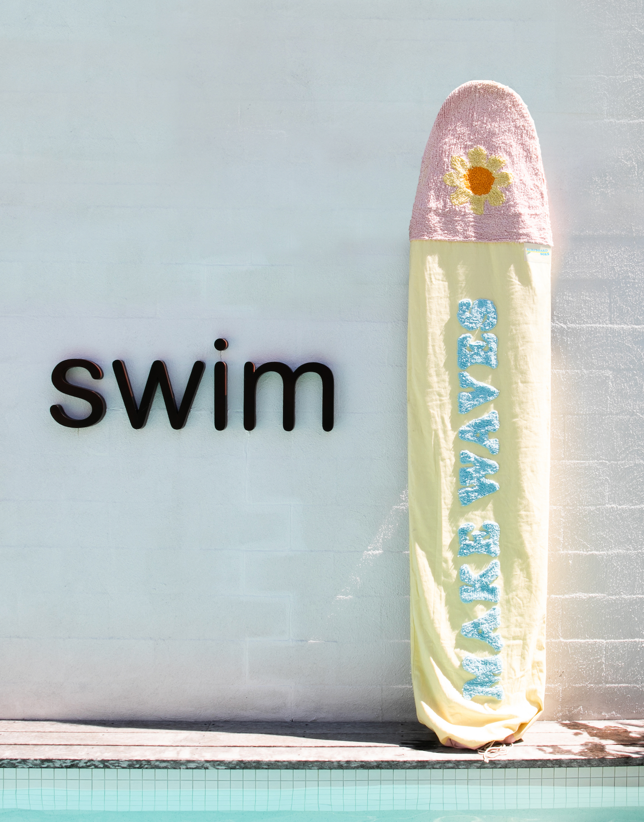 Make Waves Surfboard Sok Longboard Surfboard Cover - Limited Edition!