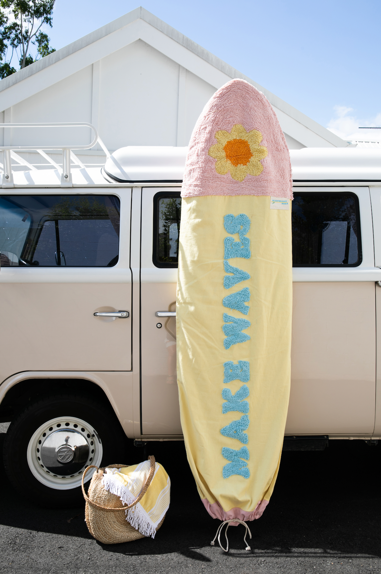 Make Waves Surfboard Sok Shortboard Surfboard Cover- Limited Edition!