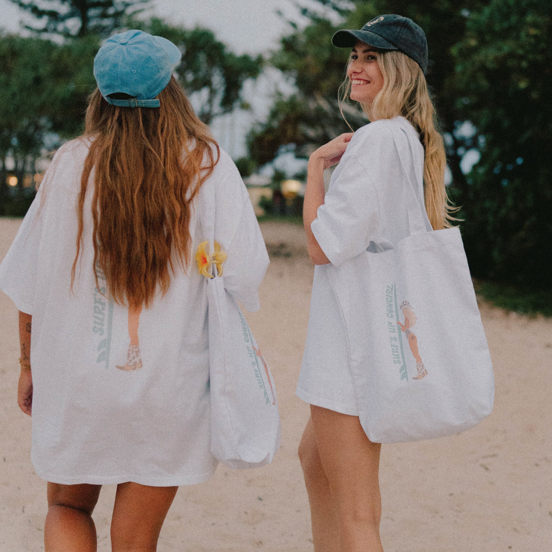 Surf's Up Cowgirl Samira Limited Tote-Reusable Beach Bag - SOLD OUT