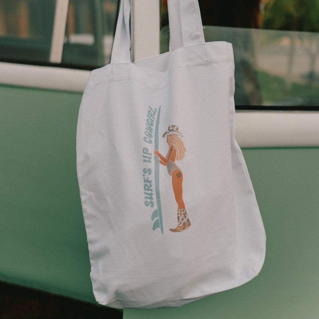 Surf's Up Cowgirl Samira Limited Tote-Reusable Beach Bag - SOLD OUT