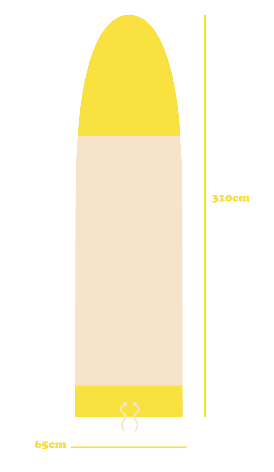 Just Beachy Surfboard Sok-Surfboard Cover-Longboard - Limited Edition!