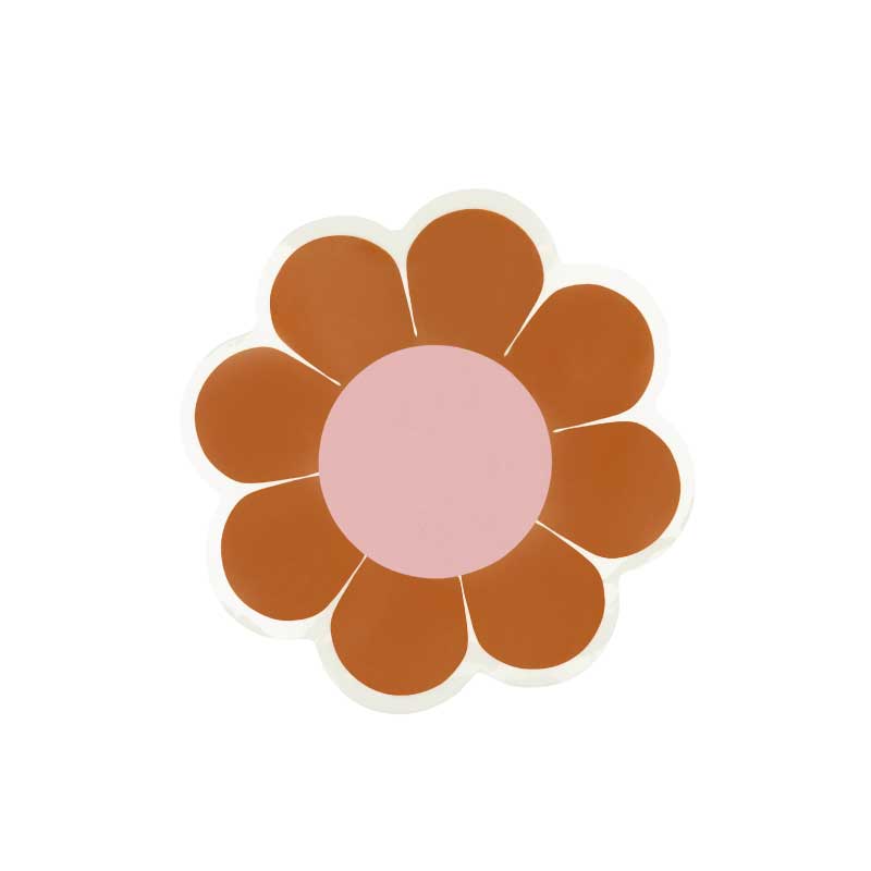 Retro 70's Daisy Bumper Sticker