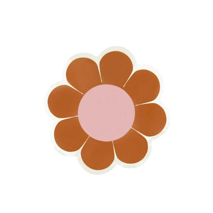 Retro 70's Daisy Bumper Sticker