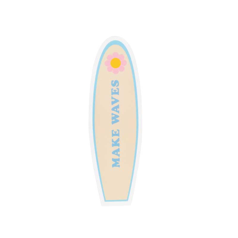 Make Waves Surfboard Sticker