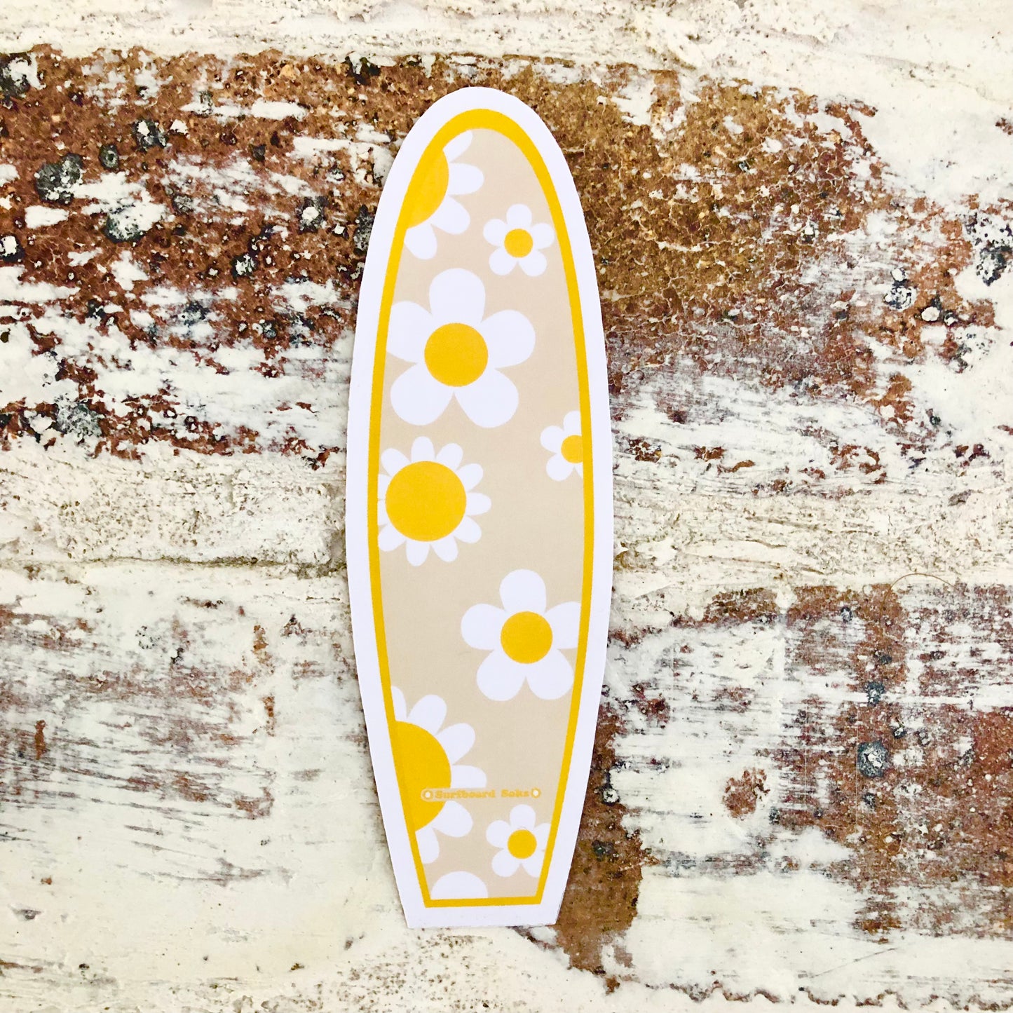 Sunshine Daisy Surfboard Sticker