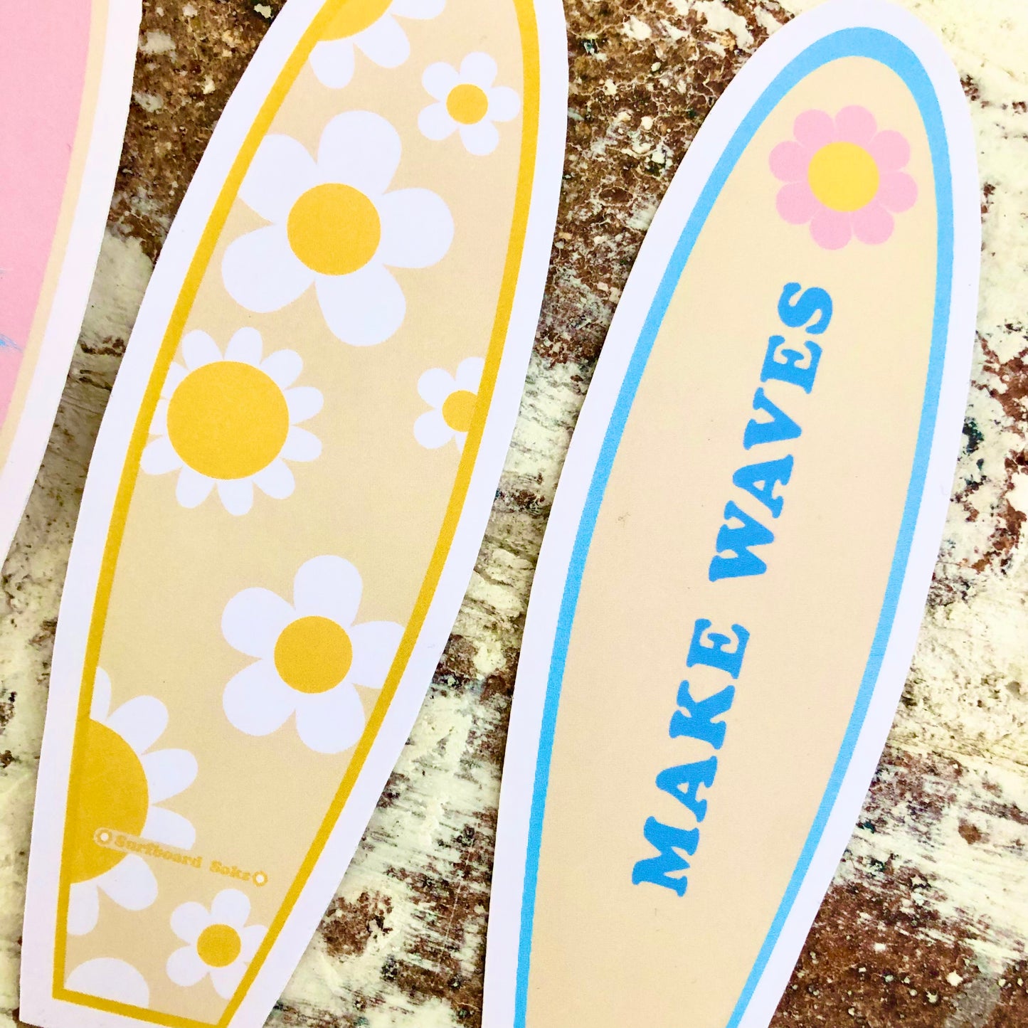 Make Waves Surfboard Sticker