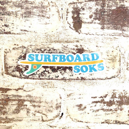 Surfboard Soks Logo Bumper Sticker